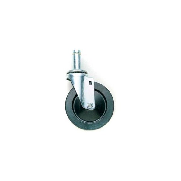 5489100 5 Rubber Caster-Black